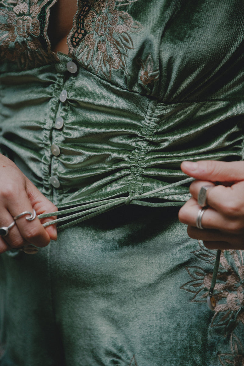 Hendrix Top -  Moss
