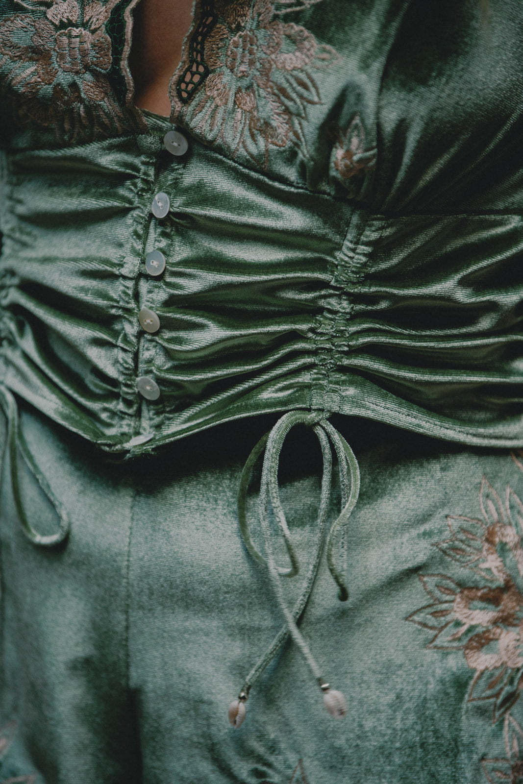 Hendrix Top -  Moss