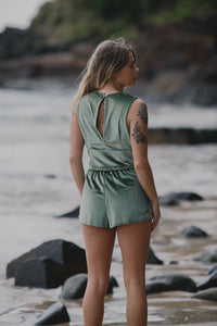 Hendrix Top -  Moss