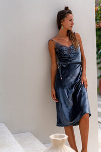 Hendrix Midi Dress - Charcoal