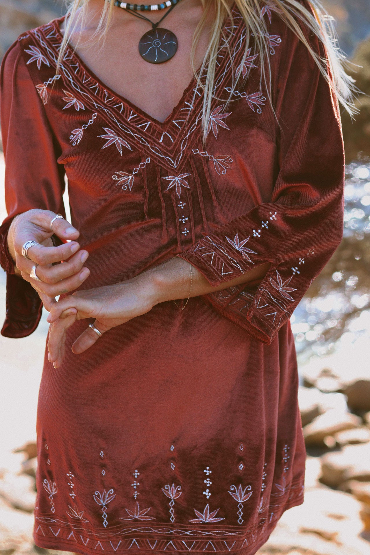 Hendrix Tunic - Rust – Barefoot blonde the label
