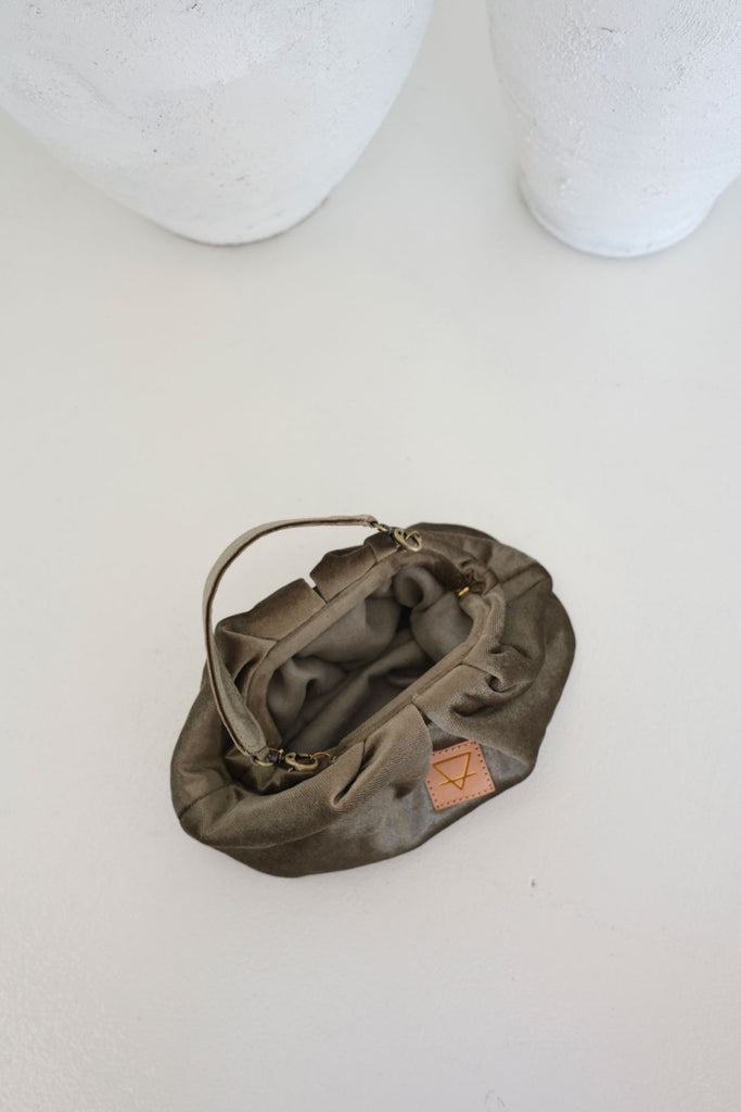 Velvet Clutch Bag
