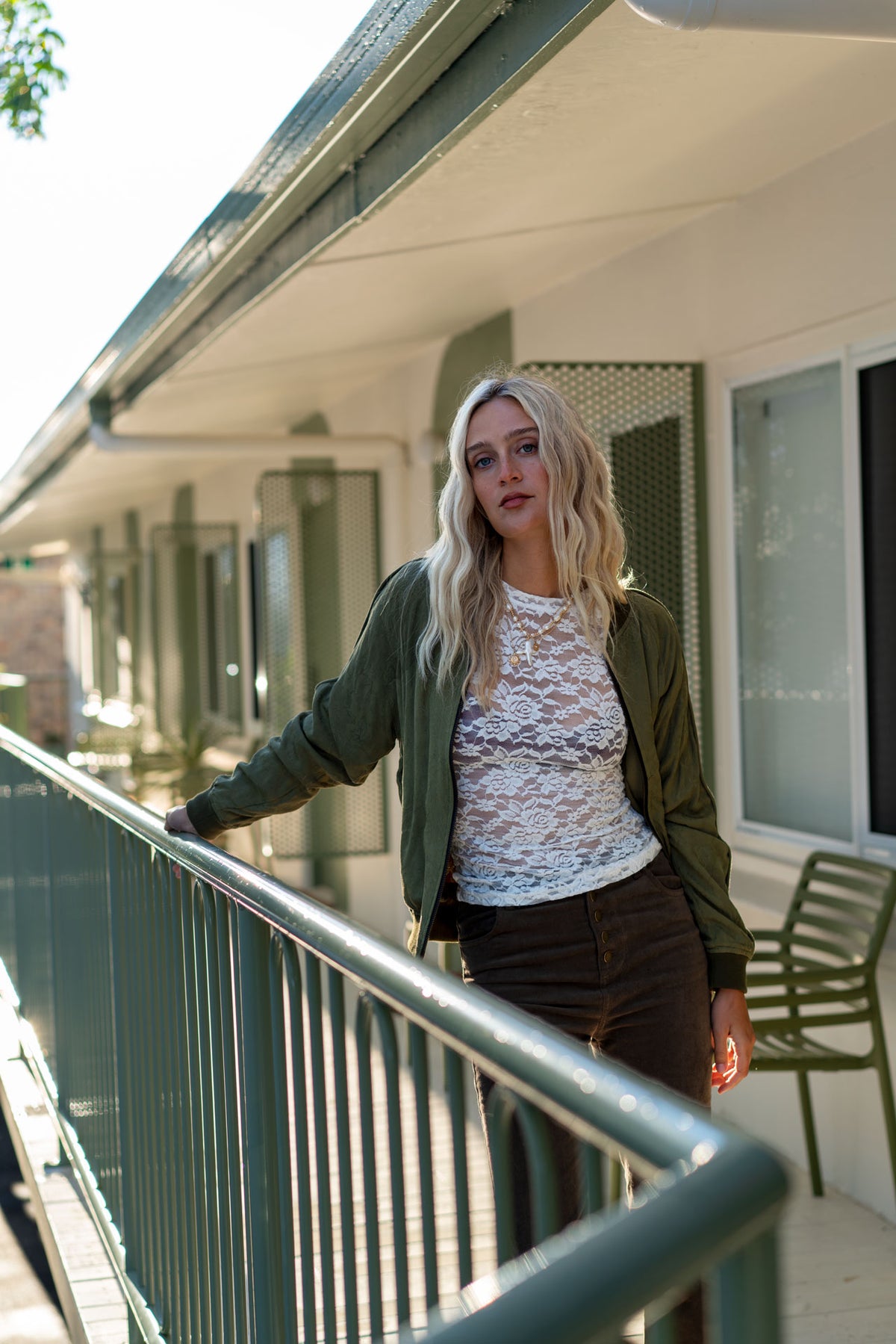 White Lace Layering Top