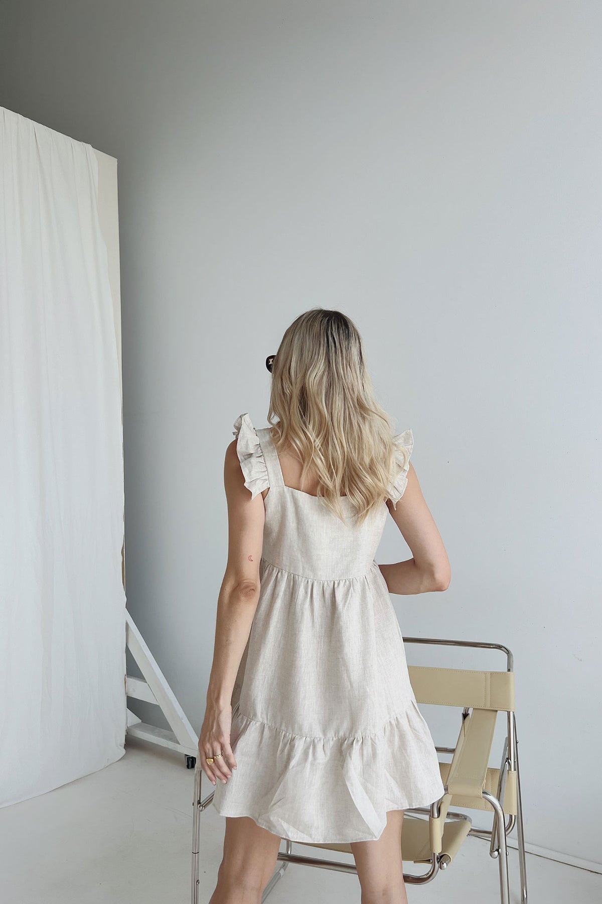 Oatmeal Elkie Swing Dress